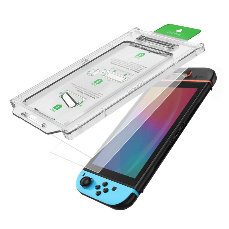 AmazingThing Radix Full Glass gehard glas voor Nintendo Switch 2 (2 st.)