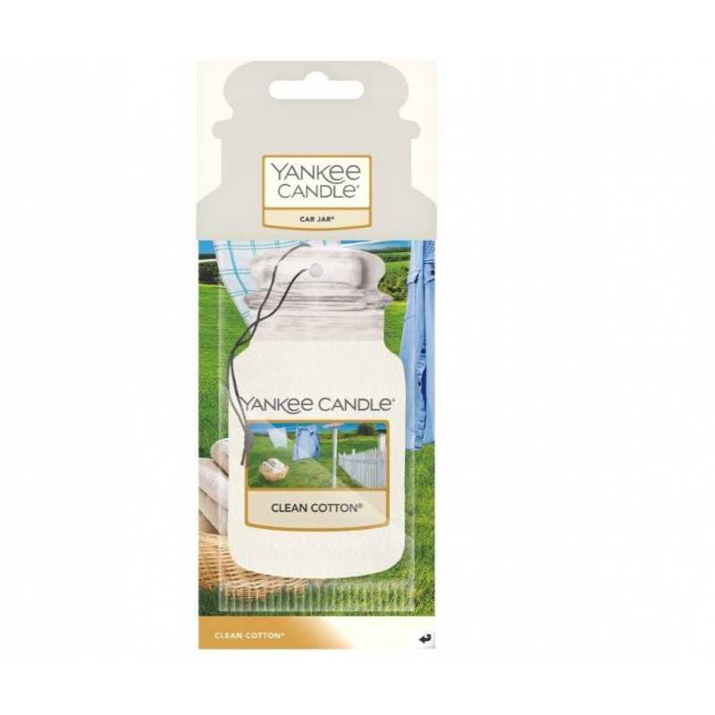 Yankee Candle Clean Cotton hangende auto-luchtverfrisser