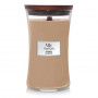 WoodWick Cashmere grote kaars, 610 g, bruin
