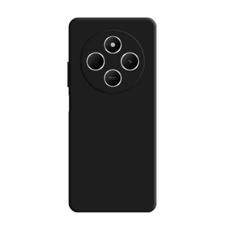 3MK Silicone Case siliconen smartphonehoesje voor Xiaomi Redmi 14C / Redmi A4 5G, zwart