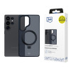 3MK Smoke Case Mag&Stand smartphonehoesje voor Samsung Galaxy S25 Ultra, zwart