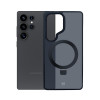 3MK Smoke Case Mag&Stand smartphonehoesje voor Samsung Galaxy S25 Ultra, zwart
