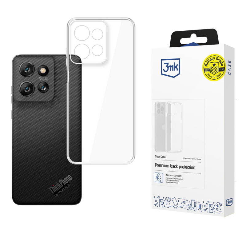3MK Clear Case smartphonehoesje voor Motorola ThinkPhone25, transparant