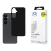 3MK Silicone Case siliconen hoesje voor Samsung Galaxy S25+, zwart