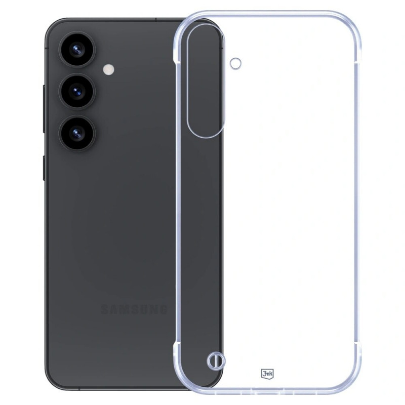 3mk Just20g Clear Case hoesje voor Samsung Galaxy S25+, transparant