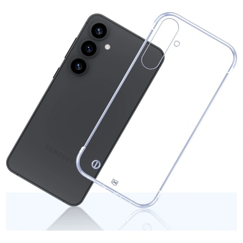 3mk Just20g Clear Case hoesje voor Samsung Galaxy S25+, transparant