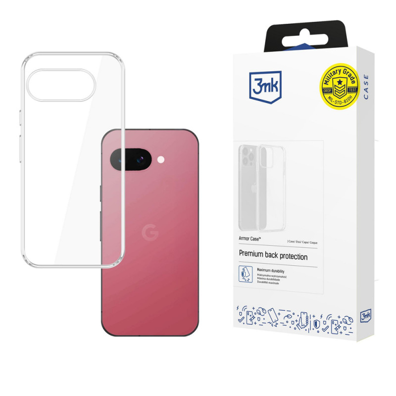 3MK Armor Case hoesje voor Google Pixel 9A, transparant