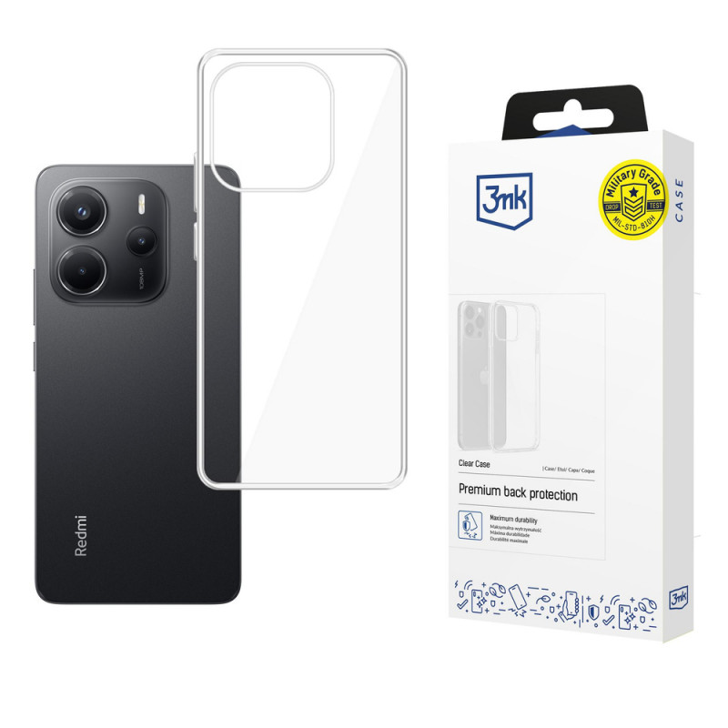 3MK Clear Case hoesje voor Xiaomi Redmi Note 14 4G, transparant