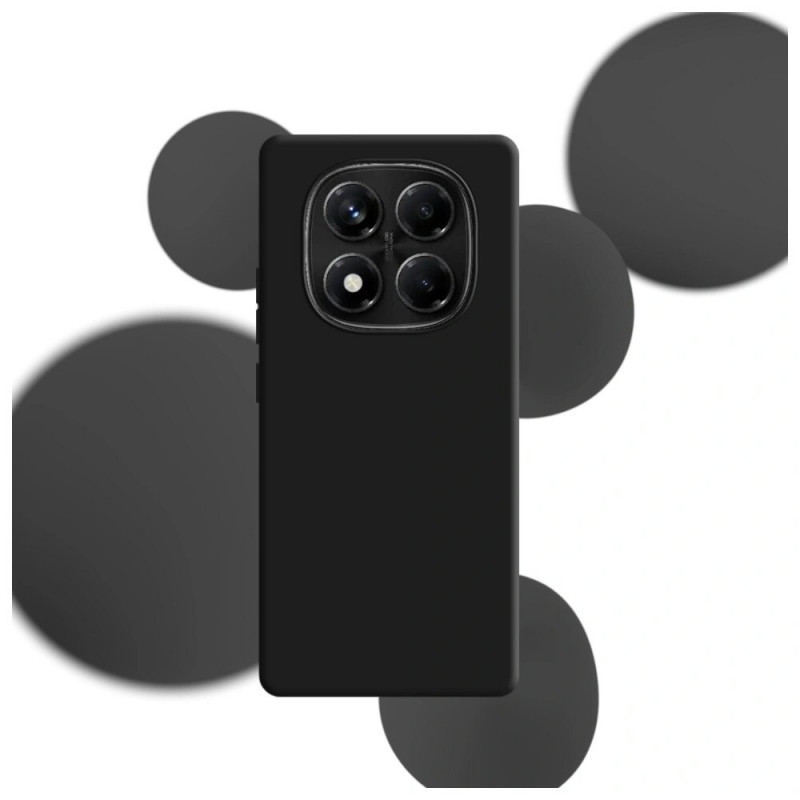 3MK Silicone Case siliconen hoesje voor Xiaomi Redmi Note 14 Pro 5G, zwart