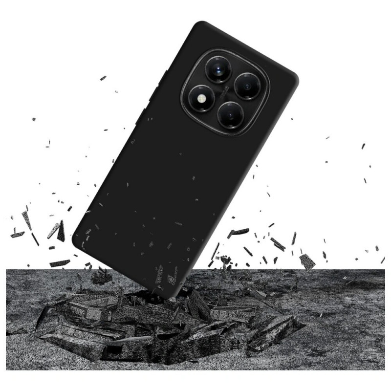 3MK Silicone Case siliconen hoesje voor Xiaomi Redmi Note 14 Pro 5G, zwart