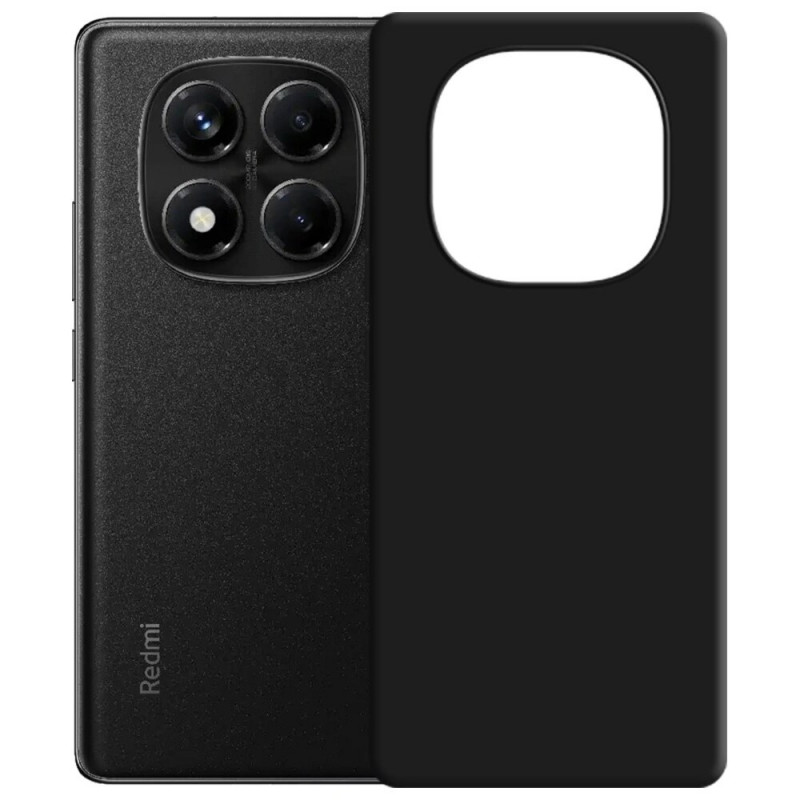 3MK Silicone Case siliconen hoesje voor Xiaomi Redmi Note 14 Pro 5G, zwart