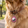 Tech-Protect Rough beschermende sleutelhanger voor Apple AirTag 1 / 2, roze
