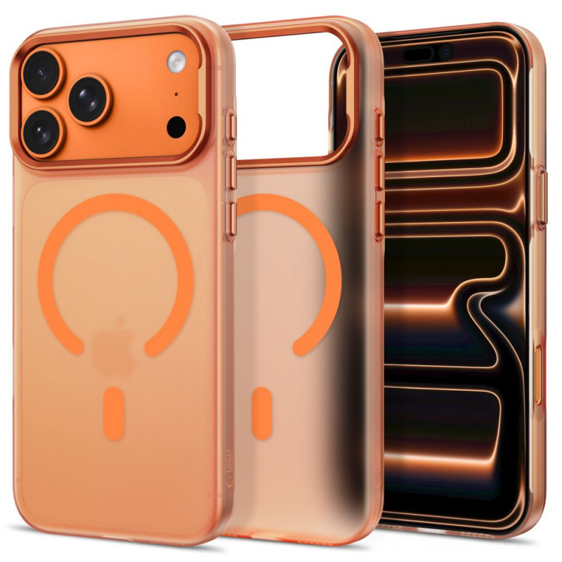 Tech-Protect MagZero MagSafe hoesje voor Apple iPhone 17 Pro / 18 Pro, mat Cosmic Orange