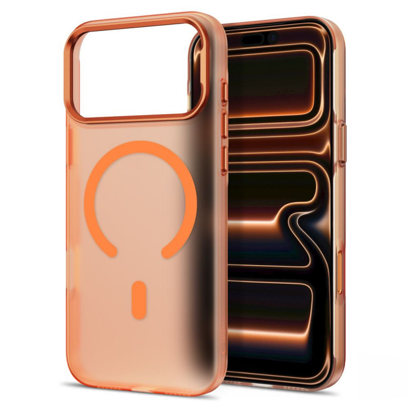 Tech-Protect MagZero MagSafe hoesje voor Apple iPhone 17 Pro / 18 Pro, mat Cosmic Orange