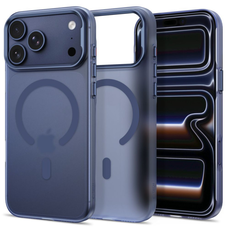 Tech-Protect MagZero MagSafe hoesje voor Apple iPhone 17 Pro Max / 18 Pro Max, mat diepblauw