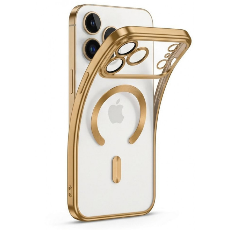 Tech-Protect Magflex MagSafe hoesje voor Apple iPhone 17 Pro Max / 18 Pro Max, glanzend goud