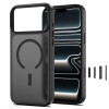 Tech-Protect Magmat MagSafe CC hoesje voor Apple iPhone 17 Pro Max / 18 Pro Max, mat zwart