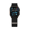 Tech-Protect Nylon Sport bandje voor Apple Watch 44/45/46/49 mm, zwart