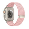 Tech-Protect Nylon Sport bandje voor Apple Watch 44/45/46/49 mm, lichtroze