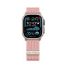 Tech-Protect Nylon Sport bandje voor Apple Watch 44/45/46/49 mm, lichtroze