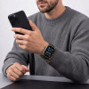 Tech-Protect Nylon Sport bandje voor Apple Watch 44/45/46/49 mm, donkergroen