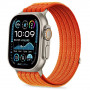 Tech-Protect Nylon Sport bandje voor Apple Watch 44/45/46/49 mm, oranje