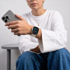 Tech-Protect Nylon Sport bandje voor Apple Watch 8 / 9 / 10 / 11 / SE / Ultra 44 / 45 / 46 / 49 mm, Starlight