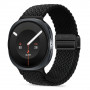 Tech-Protect NylonMag bandje voor Samsung Galaxy Watch 8 / 9 / Classic 40 / 44 / 46 mm, zwart