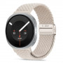 Tech-Protect NylonMag bandje voor Samsung Galaxy Watch 8 / 9 / Classic 40 / 44 / 46 mm, Starlight