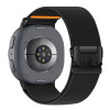 Tech-Protect Nylon Clasp horlogebandje voor Samsung Galaxy Watch 8 / 9 / Classic 40 / 44 / 46 mm, zwart