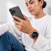 Tech-Protect Nylon Clasp horlogebandje voor Samsung Galaxy Watch 8 / 9 / Classic 40 / 44 / 46 mm, oranje