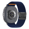 Tech-Protect Nylon Clasp horlogebandje voor Samsung Galaxy Watch 8 / 9 / Classic 40 / 44 / 46 mm, marineblauw