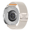 Tech-Protect Nylon Clasp horlogebandje voor Samsung Galaxy Watch 8 / 9 / Classic 40 / 44 / 46 mm, Starlight