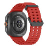 Tech-Protect Iconband Pro horlogebandje voor Samsung Galaxy Watch Ultra 1 / 2 2024-2026 47 mm, karmozijnrood