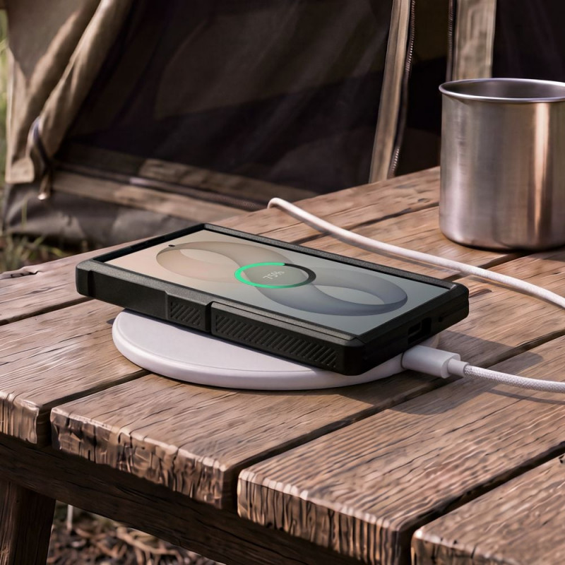 Tech-Protect Kevlar Pro MagSafe hoesje voor Samsung Galaxy Z Fold 8 Ultra, zwart