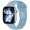 Tech-Protect Silicone bandje voor Apple Watch 8/9/10/11/12/SE 40/41/42 mm, blauw