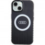 Audi IML Big Logo MagSafe hoesje voor iPhone 15 / 14 / 13, zwart (AUDI000075)