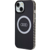 Audi IML Big Logo MagSafe hoesje voor iPhone 15 / 14 / 13, zwart (AUDI000075)