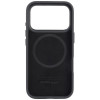 Audi R8 Genuine Leather MagSafe hoesje van echt leer voor iPhone 18 Pro / 17 Pro, zwart en rood (AUDI000239)