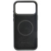 Audi R8 Genuine Leather MagSafe hoesje van echt leer voor iPhone 18 Pro Max / 17 Pro Max, zwart en rood (AUDI000240)