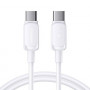Joyroom S-A14 Multi-Color Series USB-C - USB-C kabel, 60 W, 480 Mbps, 1,2 m, wit (S-CC100A141W)