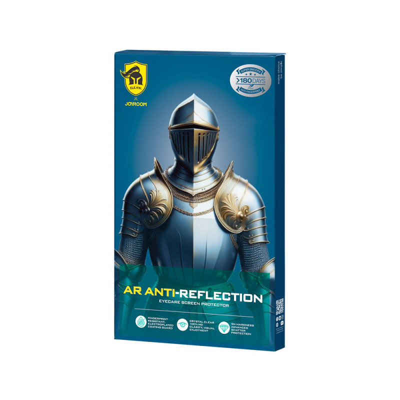 Joyroom JR-MAR0317 antireflecterend gehard glas voor iPhone 15 Plus/16 Plus