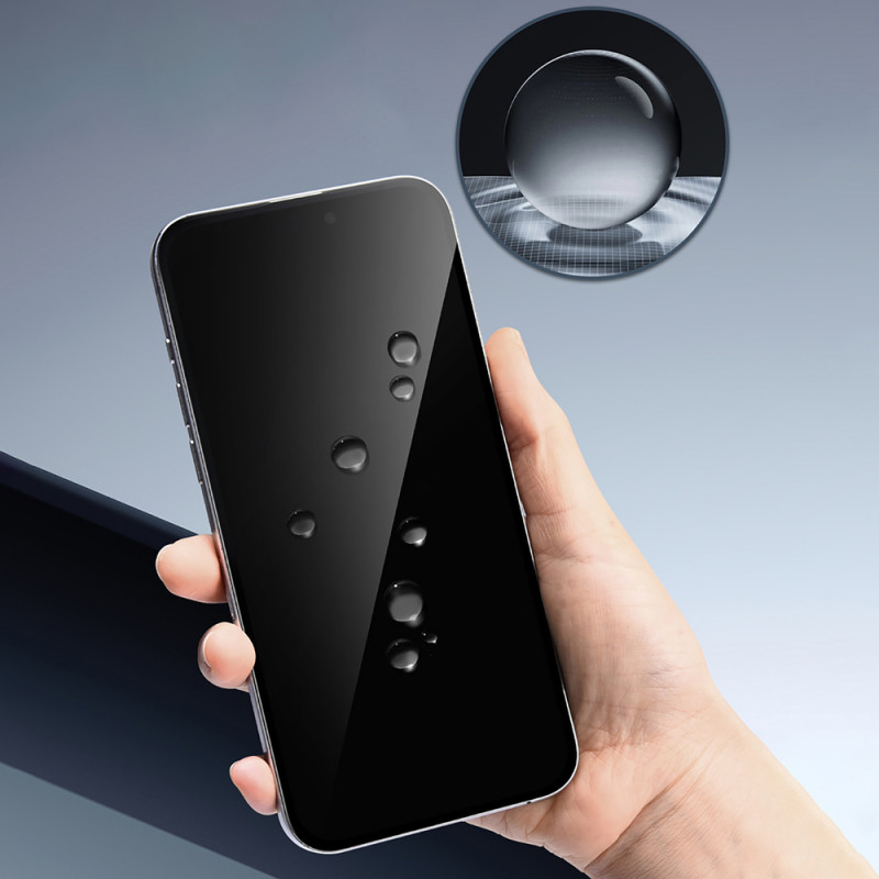 Joyroom JR-MAR0317 antireflecterend gehard glas voor iPhone 15 Plus/16 Plus
