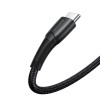 Joyroom Starry Series SA32-CC3 USB-C - USB-C-kabel, 60 W, 480 Mbps, 1 m, zwart