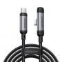 Joyroom EnjoyX Series S-A56 90° USB-C - USB-C-kabel, 60 W, 480 Mbps, 1,2 m, zwart