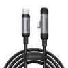 Joyroom EnjoyX Series S-A56 90° USB-C - USB-C-kabel, 60 W, 480 Mbps, 1,2 m, zwart