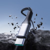 Joyroom Flash Series S-A28 USB-C - USB-C-kabel, 60 W, 480 Mbps, 1 m, zwart