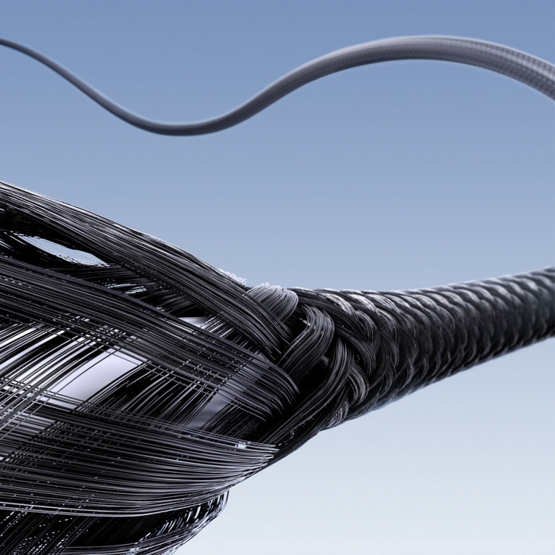 Joyroom Flash Series S-A28 USB-C - USB-C-kabel, 60 W, 480 Mbps, 1 m, zwart