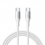Joyroom Flash Series S-A28 USB-C - USB-C-kabel, 60 W, 480 Mbps, 1 m, wit
