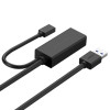 UGREEN US175 USB 3.0-verlengkabel met micro USB-voedingspoort, 5 m, zwart